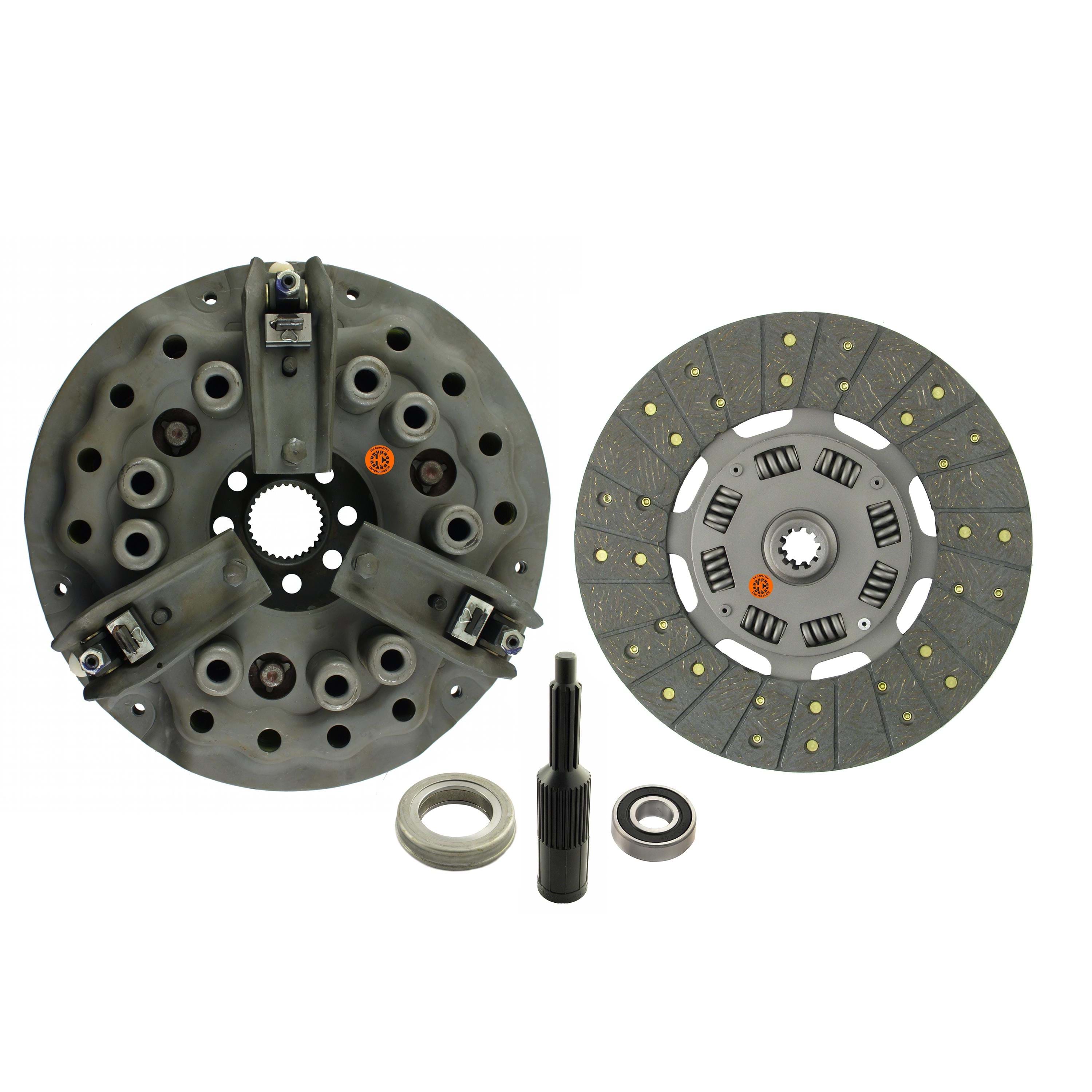11" Dual Stage Clutch Kit, w/ 10 Spline Transmission Disc, Bearings & Alignment Tool - New